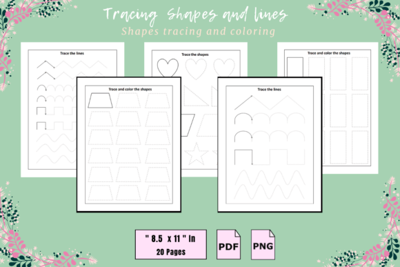 Download Tracing Lines and Shapes - Lines and shapes Collection