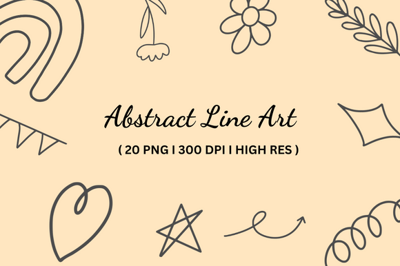 Download Abstract Line Art Illustration - Abstract Collection