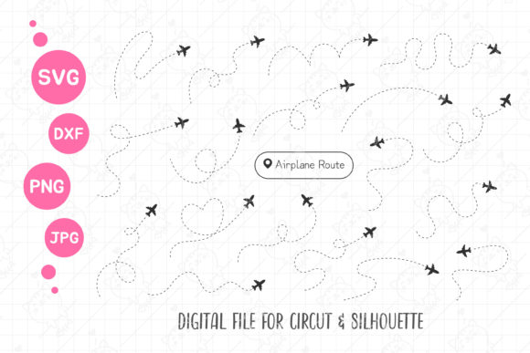 Download Airplane Route Svg | Plane Travel Svg - Travel Collection