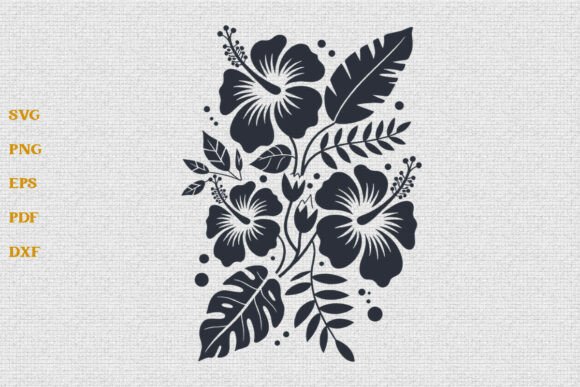 Download Tropical Hibiscus Flower SVG Summer SVG - Premium Resources