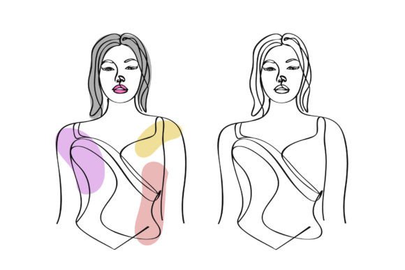 Download Woman Figure Abstract Line Art - Abstract Collection