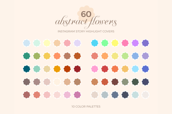 Download Abstract Flower Shape IG Highlight Cover - Abstract Collection