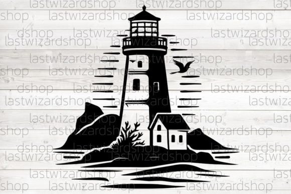 Download Lighthouse Silhouette, Summer Svg, Sea - Summer svg Collection